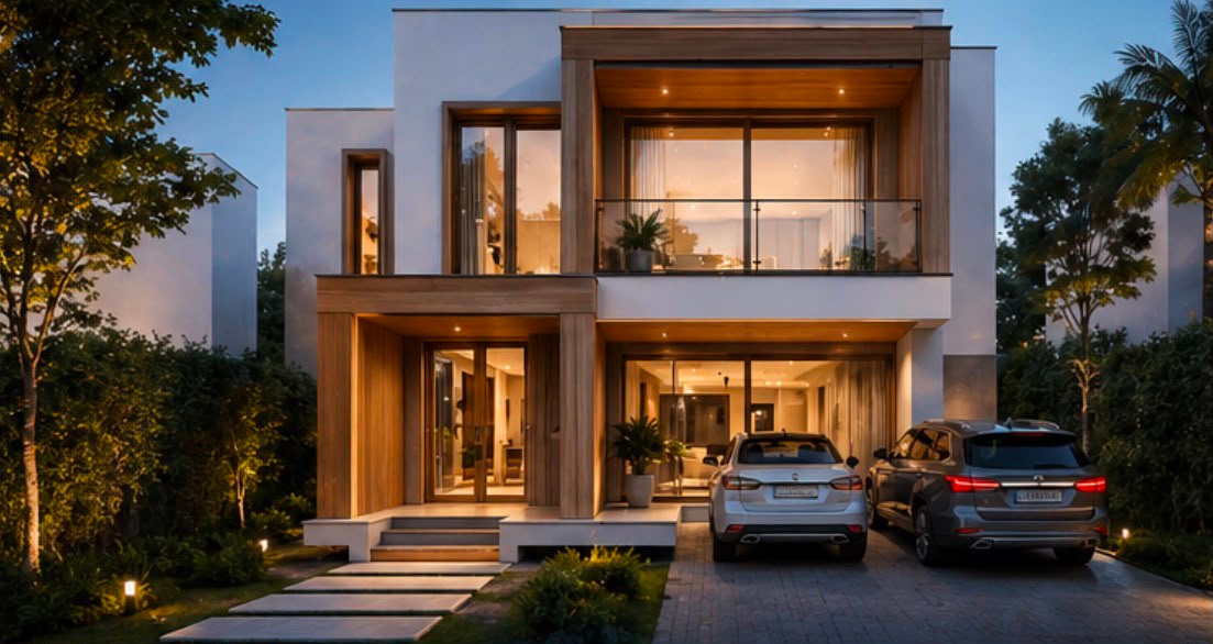 Luvila Wolo duplex architectural visualisation